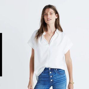 Madewell Central Shirt in Pure White